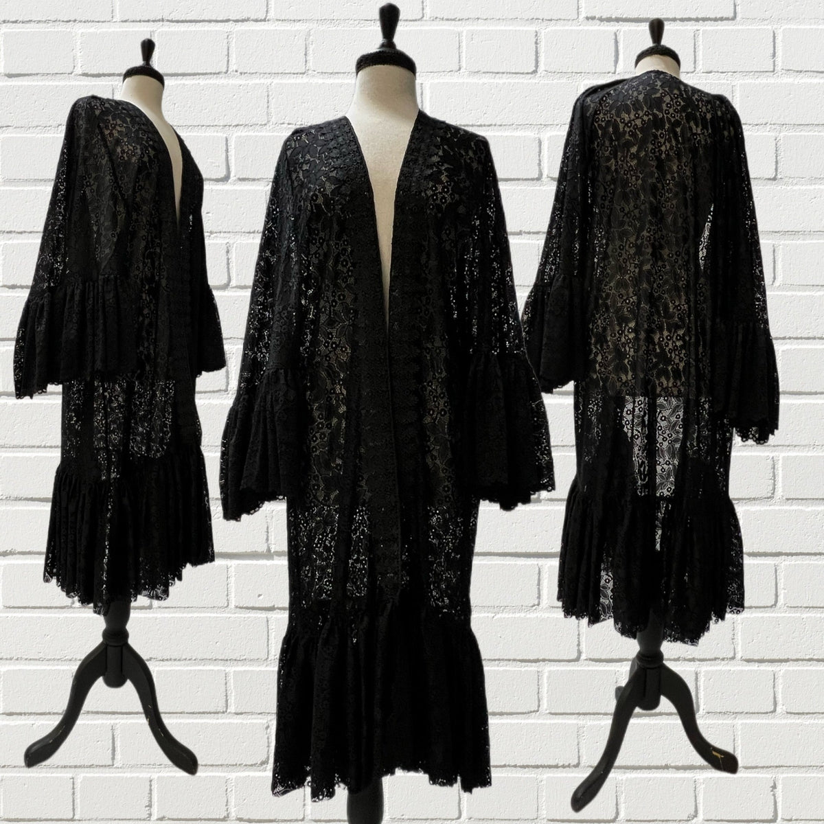 Angelica Robe - Black Lace – Blackbird Studios Canada