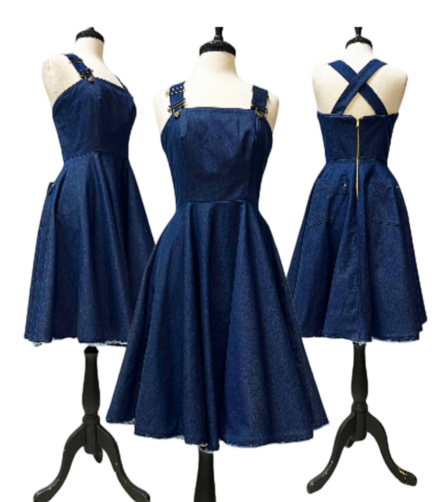 Clementine Dress - Organic Denim
