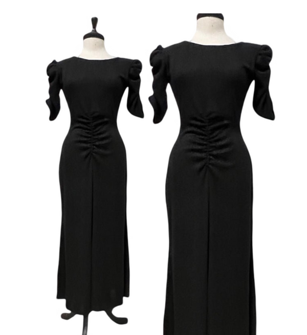 Claudia Dress - Black Knit