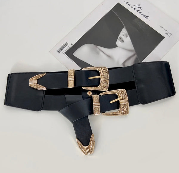 Western Belt - Double Buckle