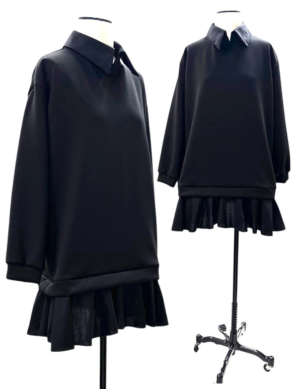 Wednesday Tunic- Black on Black