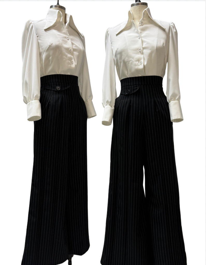 Reese Pants - Pinstriped