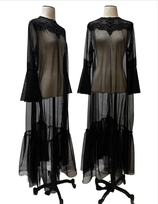 Victoria Gown - Swiss Dot Mesh