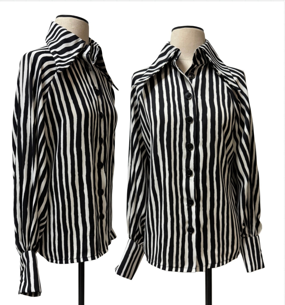 Reese Blouse-Stripes