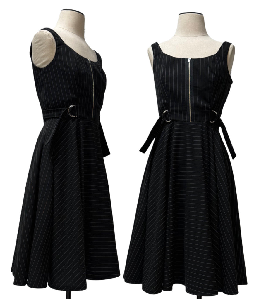 Pamela Dress - Pinstripes