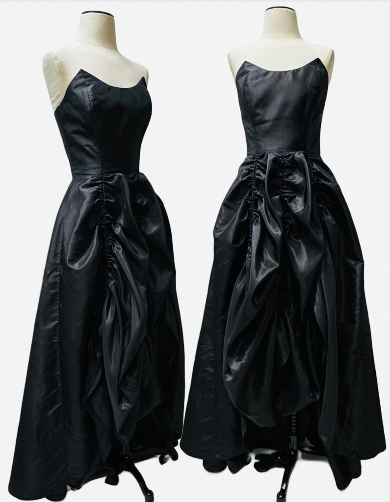Odessa Gown - Black Tafetta