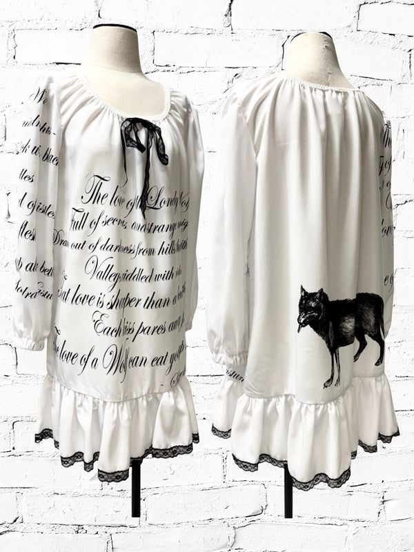 Poet Tunic Blouse- White