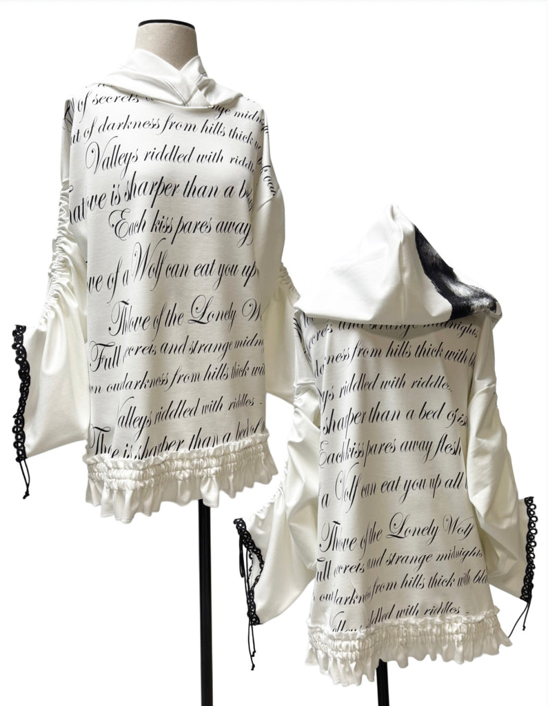 Poet Hoodie - Lonely Wolf