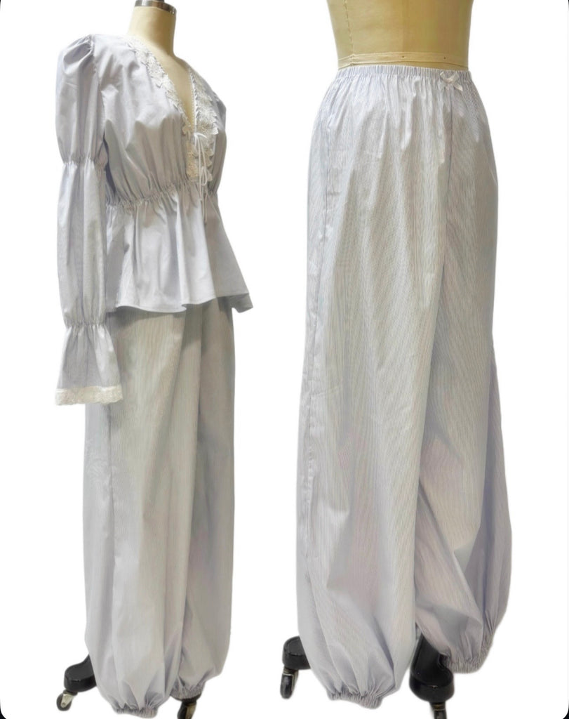 Balloon Pants-Pinstripes