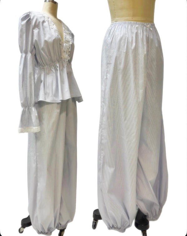 Balloon Pants-Pinstripes