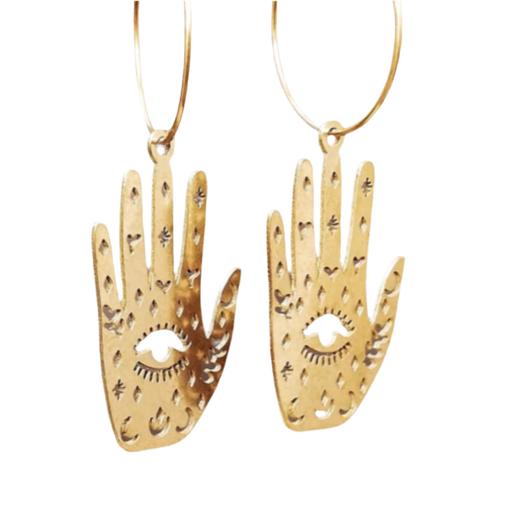 Earrings - Palm Reader