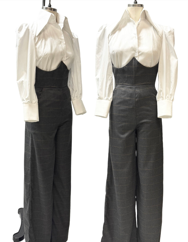 Abigail Pants- Grey Flannel