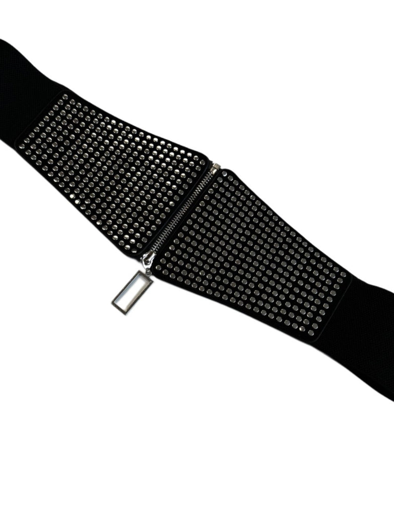 Studded Cinch Belt - Silver