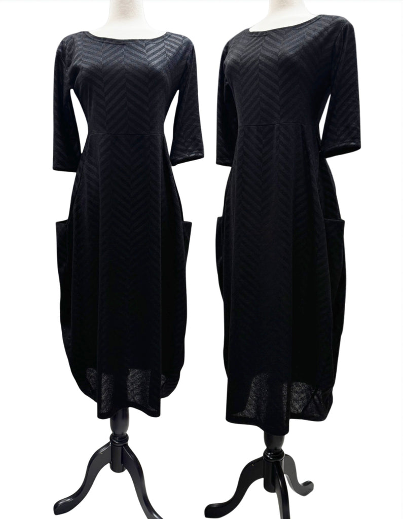 Ravena Dress-Chevron Knit