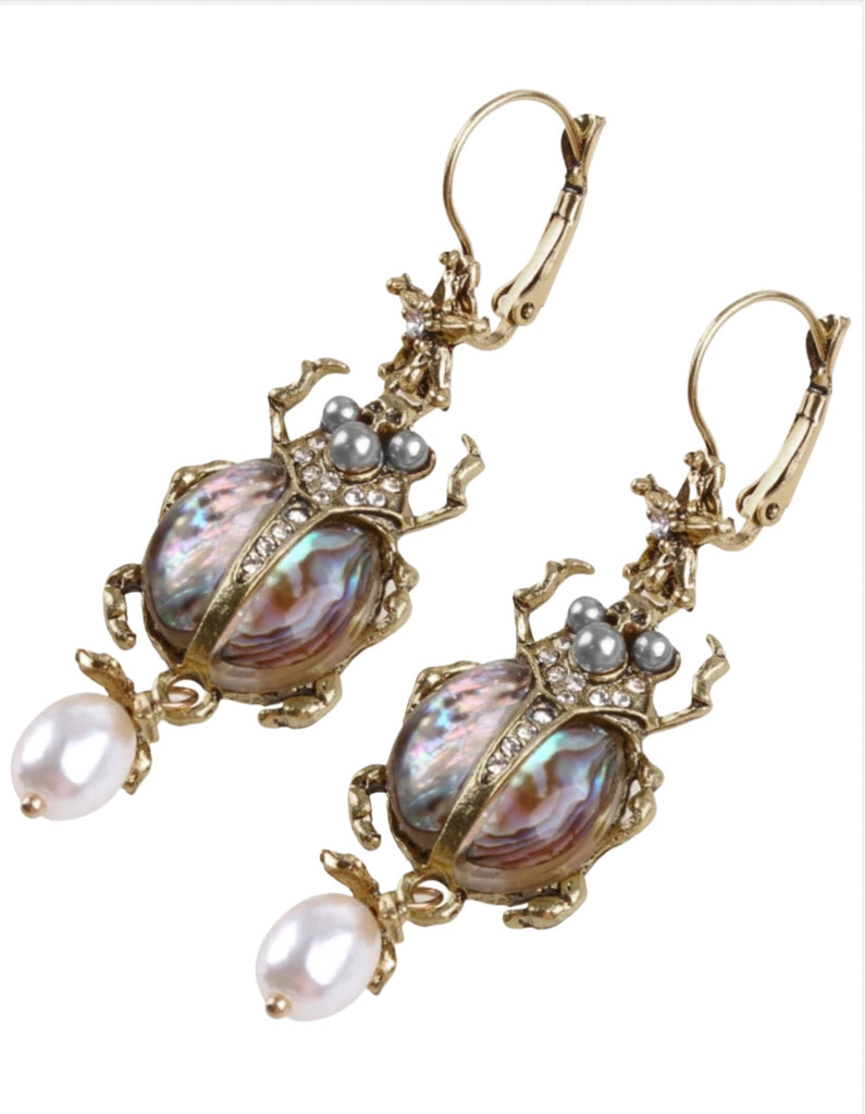 Beetle Earrings
