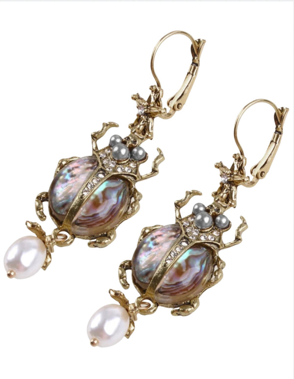 Beetle Earrings