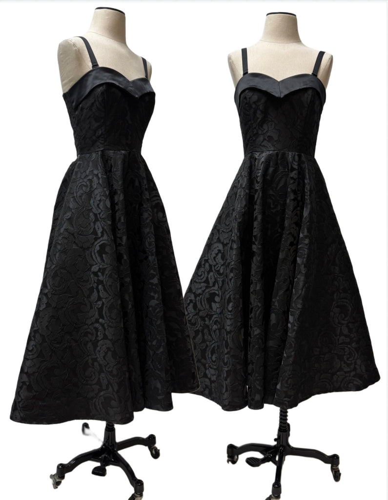 Laura Gown - Black Jacquard