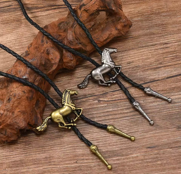 Bolo Tie - Gold or Silver Tone