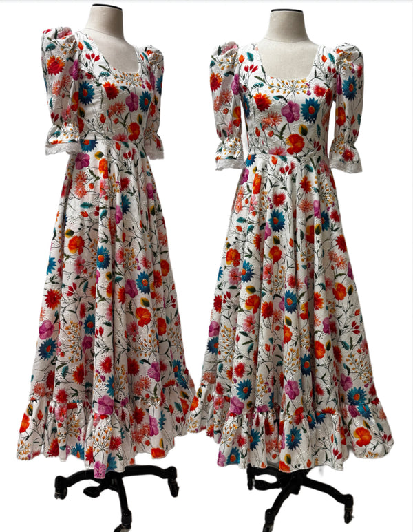 Marianne Gown - Floral Eyelet