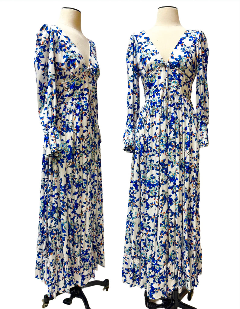 Floria Dress- Blue Floral