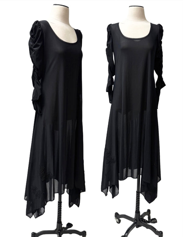 Talia Dress - Mesh Bats