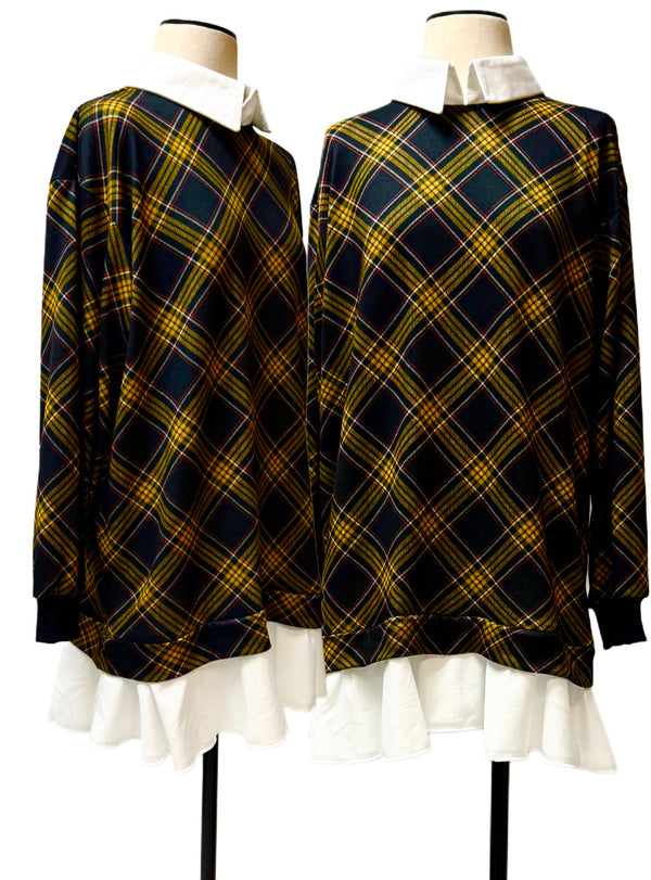 Wednesday Tunic - Argyle Knit