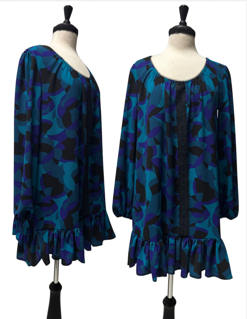 Poet Dress- Multi Colour