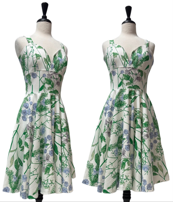 Heather Dress - Thistle Flower