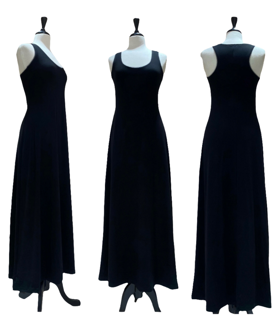 Racerback - Black Bamboo Knit