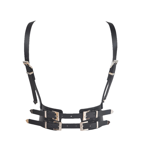 Harness Belt- Gold Tone Buckles