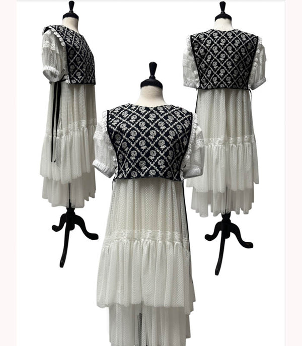 Molly Dress - Swiss Dot Mesh