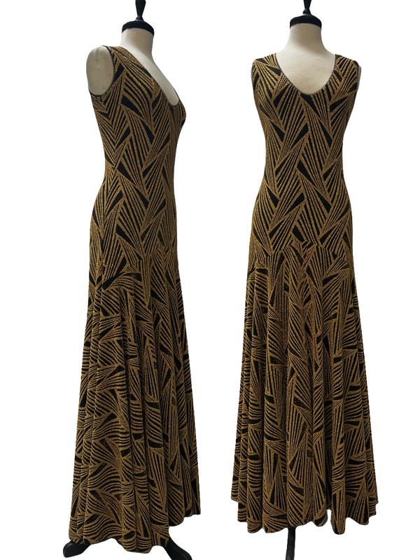 Ruby Dress - Deco Glitter Gold