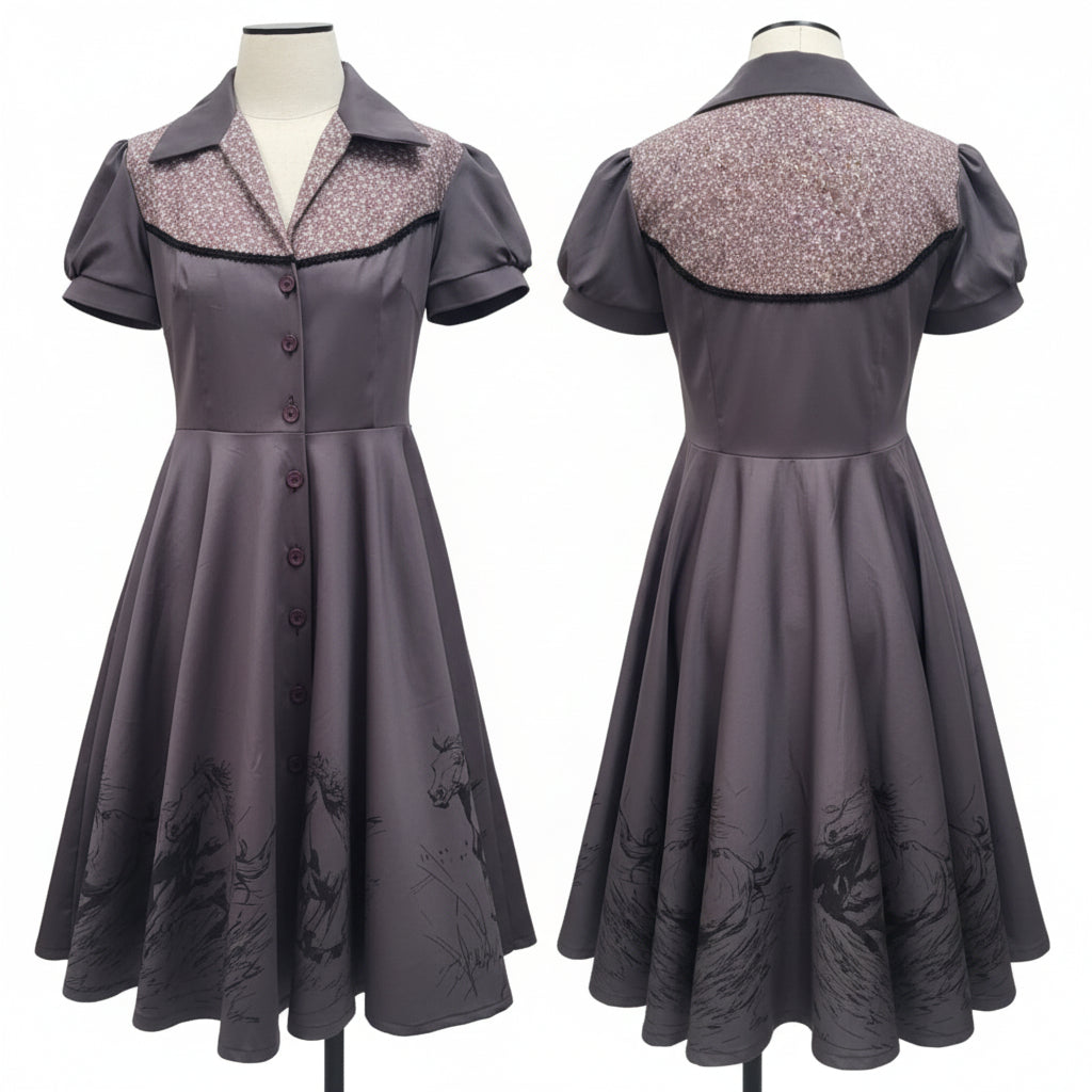 Sadie Dress - Wild Horses