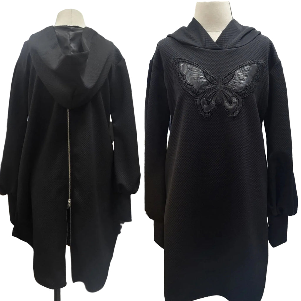 Siri Hoodie - Butterfly Quilt