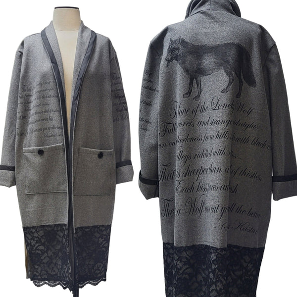 Jackie Jacket - Grey Wool