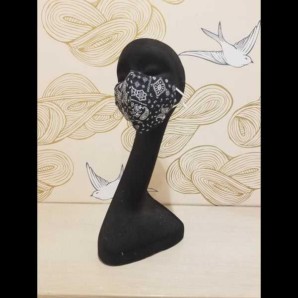 A super comfortable non-medical grade mask! Available at Blackbird Studios Canada.