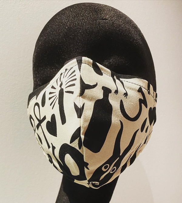 A super comfortable non-medical grade mask in our Folk Tale print.