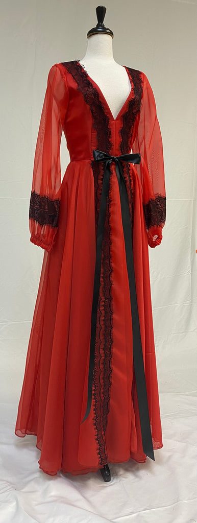 Francesca Gown - Red Chiffon